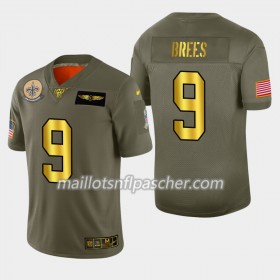 Maillot New Orleans Saints Drew Brees 9 Nike 2019 Salute to Service 100th - Homme